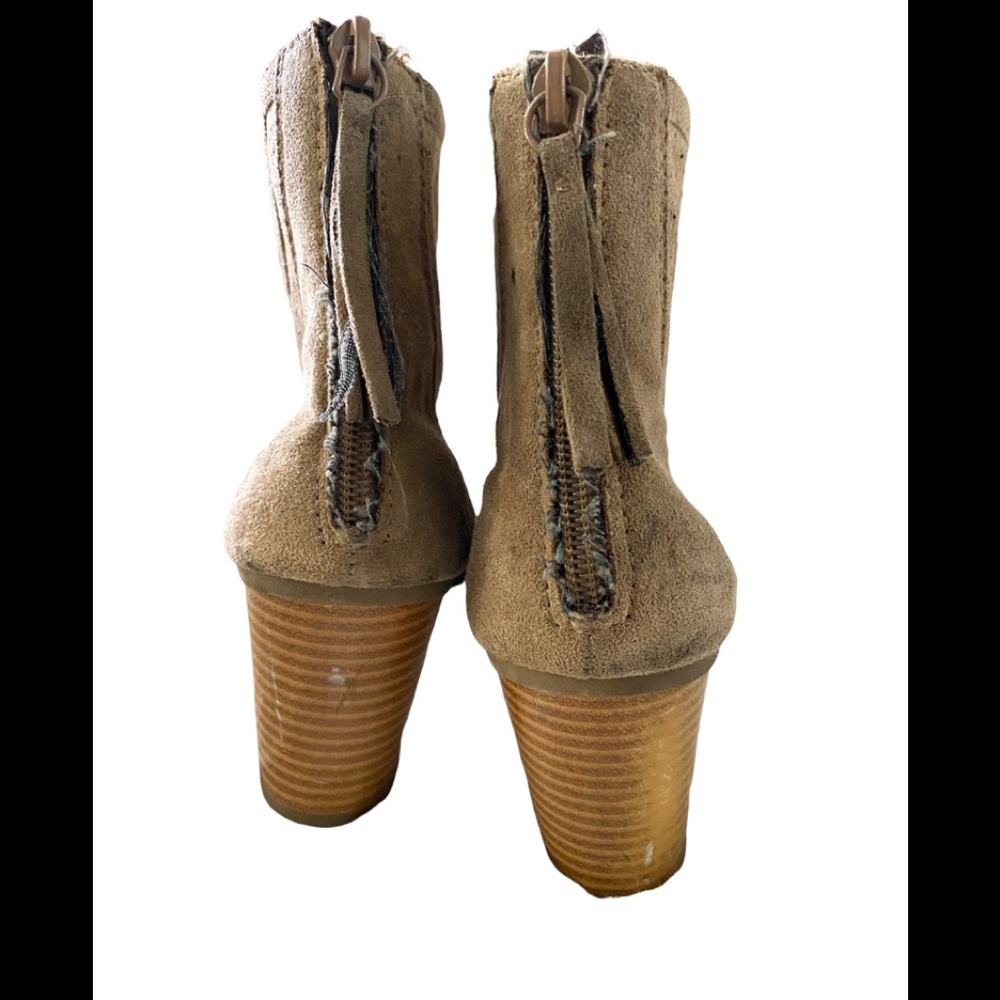 🔥TAN ANKLE BOOTS🔥SIZE 10🔥USED - Picture 6 of 16